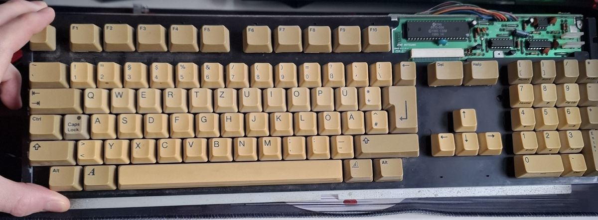 Amiga 500 przed wybielaniem